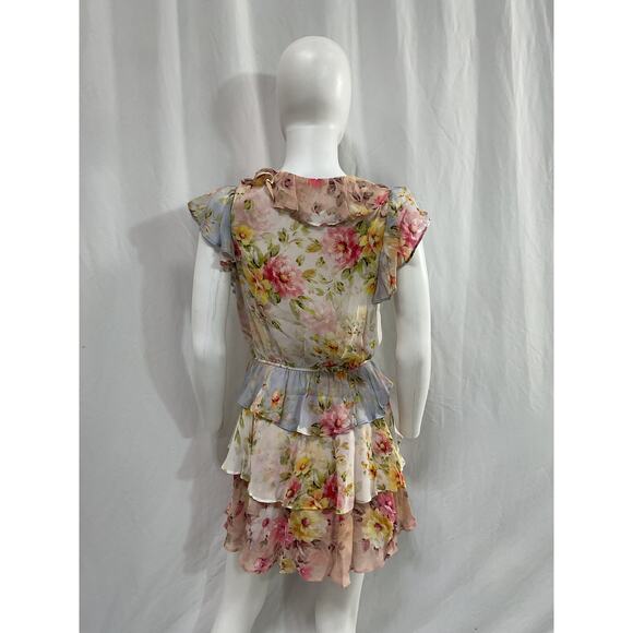 Yumi Kim 'Winnie' Pink Crepe Mini Dress Size S - Picture 3 of 5